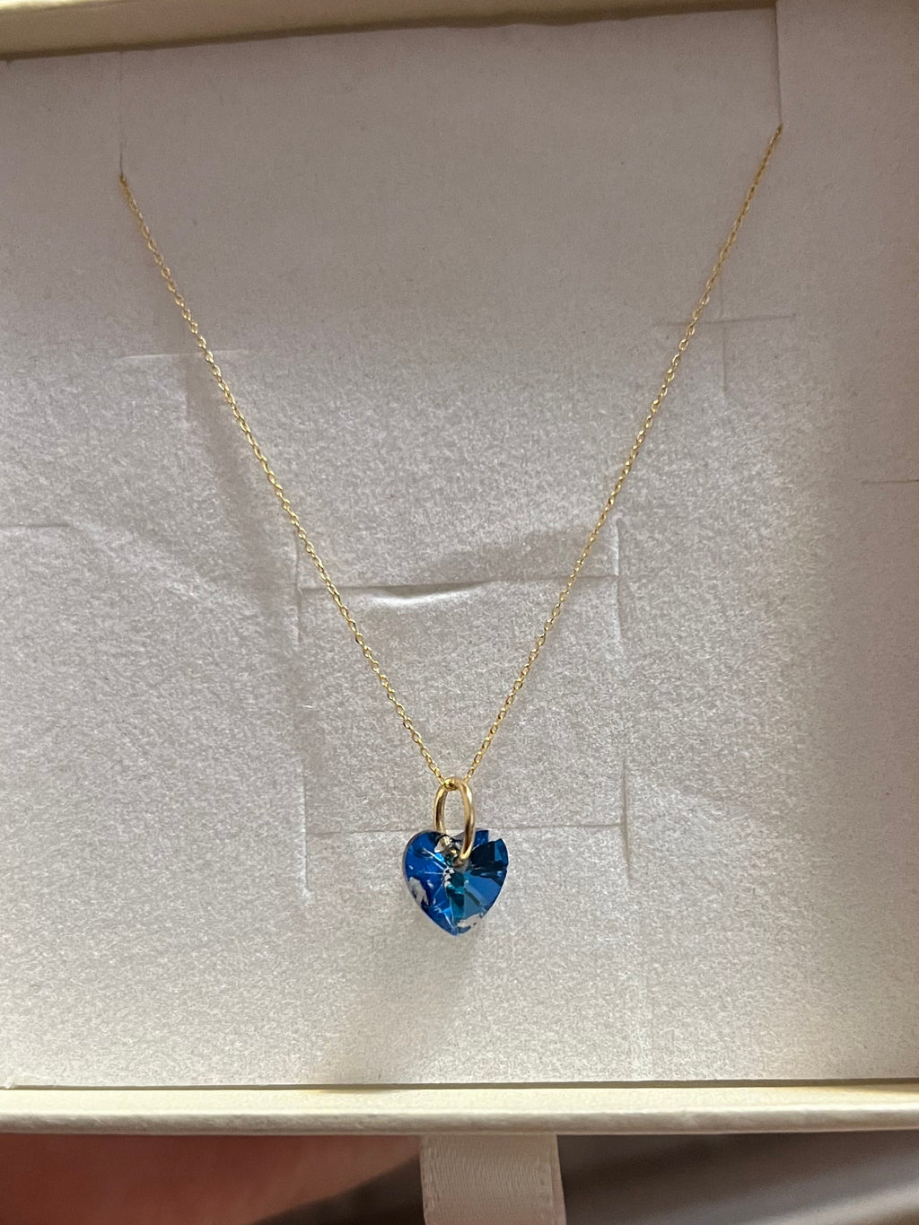 18K Gold Heart Necklace (750)