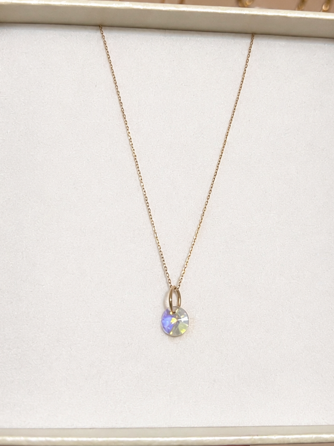 18K Gold Heart Necklace (750)