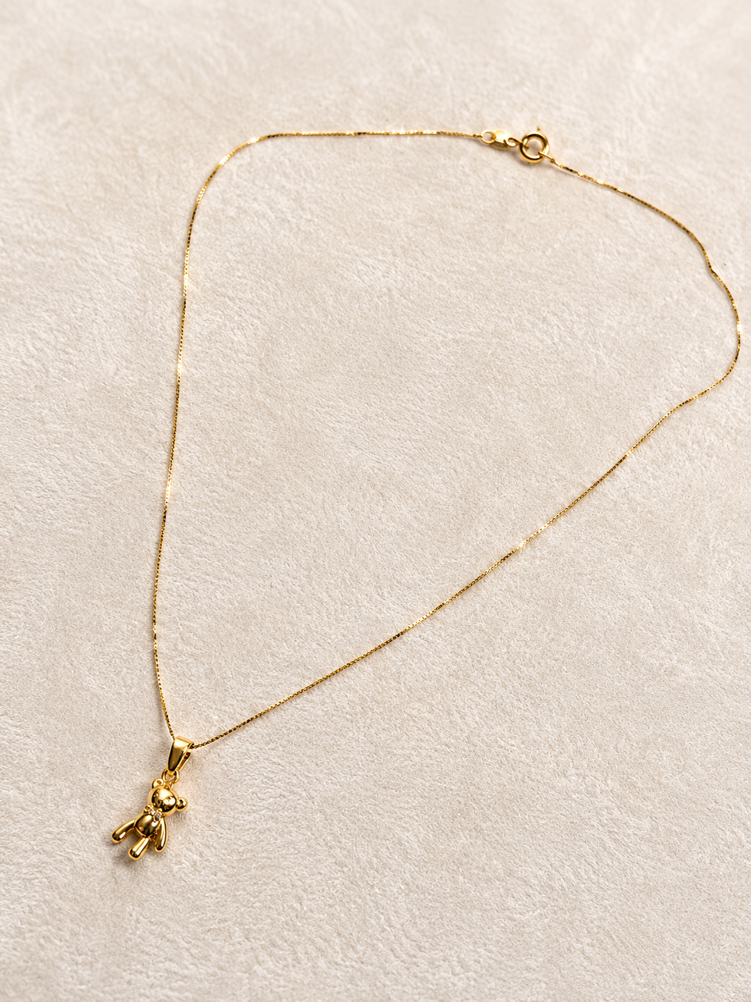 18K Golden Teddy Necklace (750)