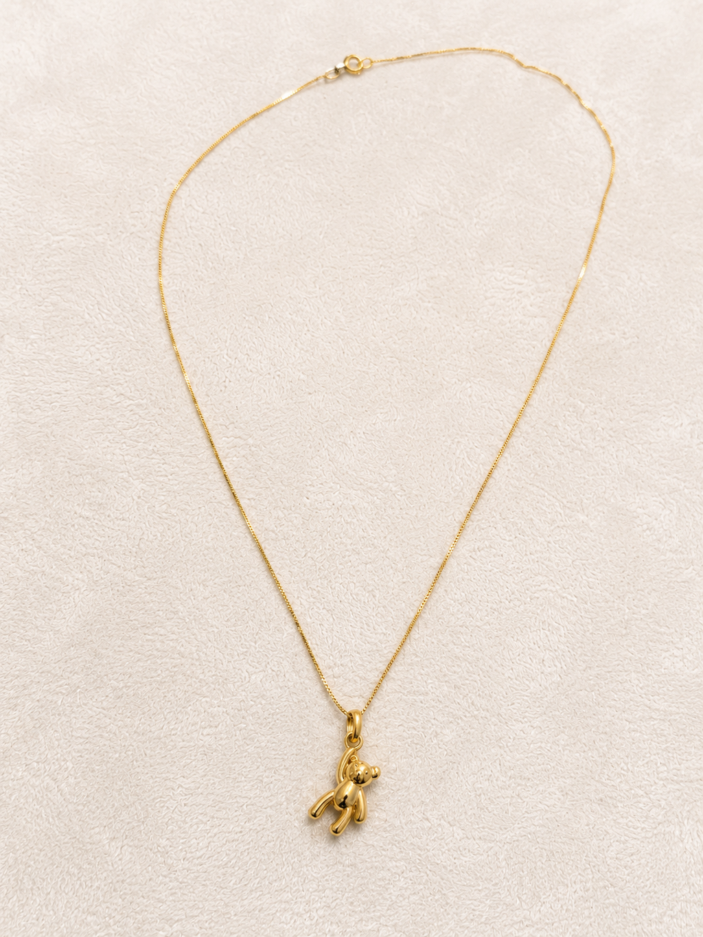 18K Golden Teddy Necklace (750)