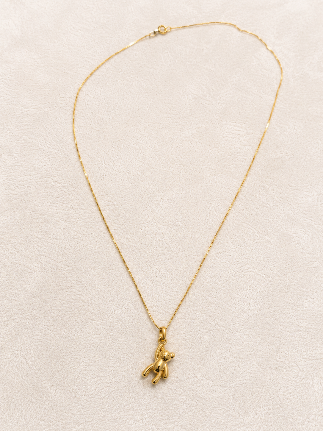 18K Golden Teddy Necklace (750)