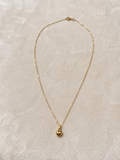 18K Gold Petite Golden Heart Necklace (750)